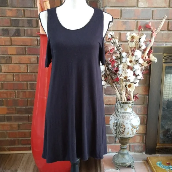 Survival UK | Dresses | Survival Uk Cold Shoulder Swing Style Jersey Dress  | Poshmark